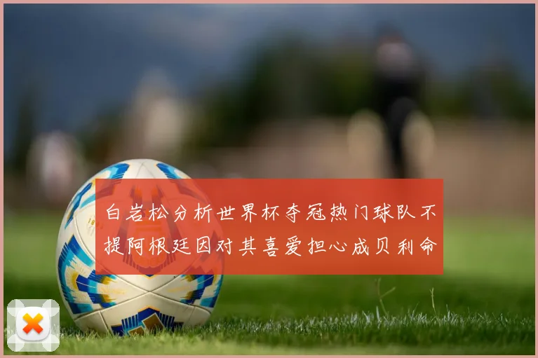 白岩松分析世界杯夺冠热门球队不提阿根廷因对其喜爱担心成贝利命运